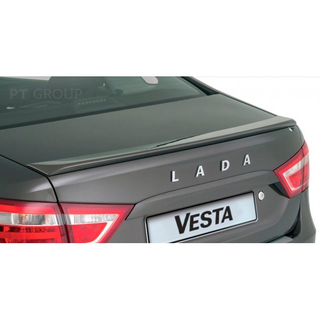 Спойлер на крышку багажника крашенный LADA VESTA 2015-