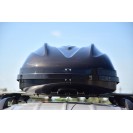 Бокс-багажник на крышу Аэродинамический Черный «Turino 1 Lux»
