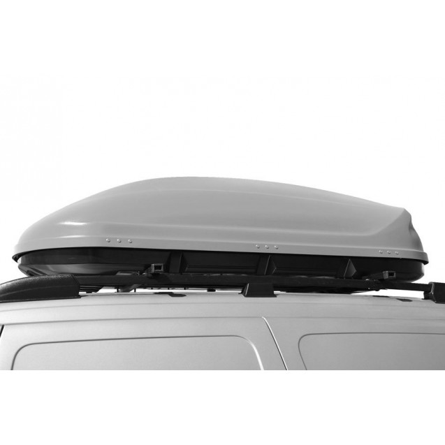 Бокс-багажник на крышу Аэродинамический Серый «Turino 1»