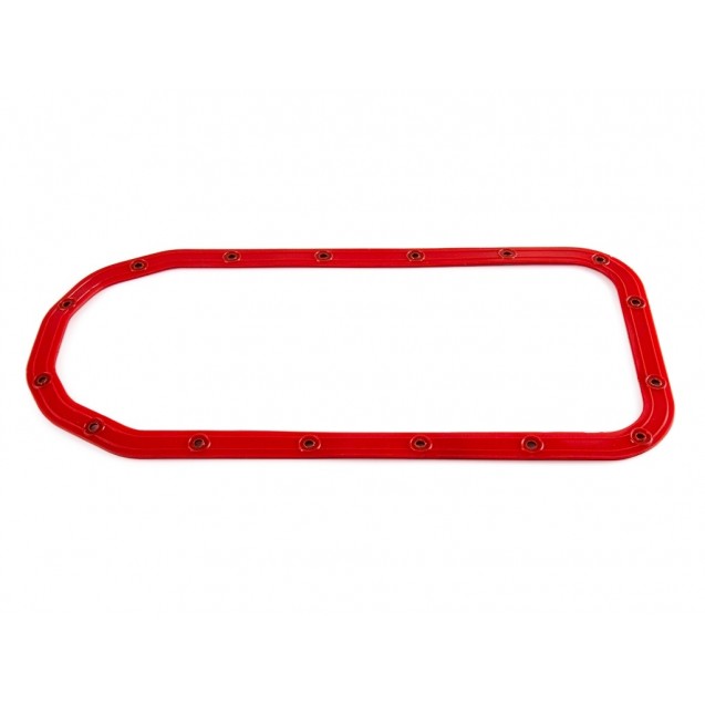 Прокладка масляного поддона "CS-20", ВАЗ 2108-2190 с металлическими шайбами, Красная